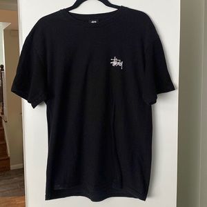 Stussy black tee. Mens Large